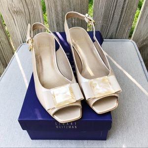 STUART WEITZMAN CHAMPANGE QUASAR HEELS